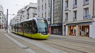 Le tramways rue Jean Jaurès