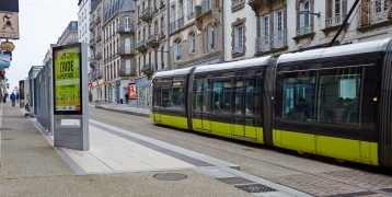 Le tramways rue Jean Jaurès