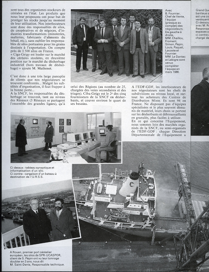 Reportage dans un silo de blé, Rouen