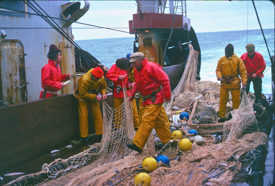 Photo en mer du Nord